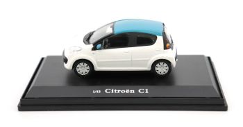 OPTIMUM143002 - CITROEN C1 Blanco con techo azul