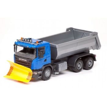 EMEK15504 - SCANIA G 6x4 azul con hoja de nieve