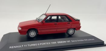 ODE157 - RENAULT 11 Turbo 5 puertas 1988 rojo