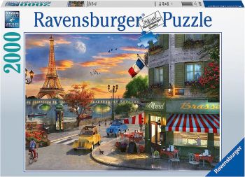 RAV16716 - Puzzle de 2000 piezas "Noche romántica en París