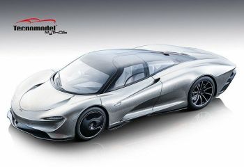 TM18-EX08C - McLAREN Speedtail Rallye Villa d'Este 2019 plata - Limitado a 49 ex.