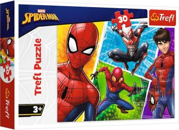 TRF18242 - Puzzle de 30 piezas MARVEL - SPIDERMAN y MIGUEL