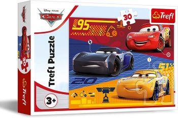 TRF18274 - Puzzle de 30 piezas DISNEY - CARS antes de la carrera