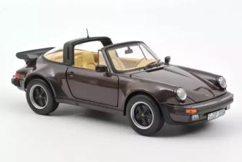 NOREV187665 - PORSCHE 911 Turbo Targa de 1987 marrón metalizado