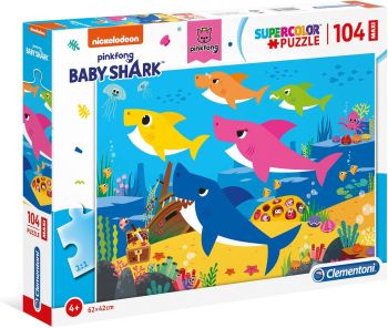 CLE23751 - Puzzle MAXI 104 Piezas BABY SHARK