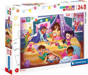 CLE24213 - MAXI Puzzle 24 piezas Blanco Noche