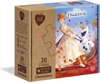 CLE24773 - 2 puzzles de 20 piezas Snow Queen II