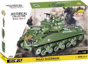 COB2570 - Tanque M4A3 SHERMAN - 852 piezas