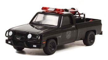 GREEN28090-C - CHEVROLET K20 Scottsdale 1982 de la colección BLACK BANDIT bajo blister