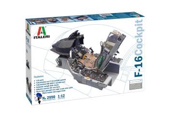 ITA2990 - Cockpit F-16 para montar y pintar