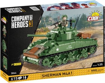 COB3044 - Tanque SHERMAN M4A1 - 615 piezas