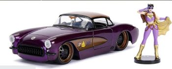 JAD30457 - CHEVROLET Corvette 1957 con figura de BATGIRL