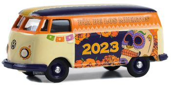 GREEN30482 - VOLKSWAGEN T2 PANEL VAN Día de los Muertos 2023 en blister