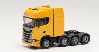 HER308601-003 - SCANIA CS 20 HD 8x4 YELLOW SCHWERLASTZUGMASCHINE MAIGELB