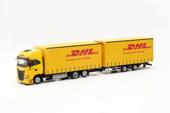 HER315890 - Camión con remolque DHL - IVECO S-Way LNG Porteur 6x2