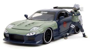 JAD34370 - MAZDA RX-7 con figura Kakashi Azul 1995 NARUTO