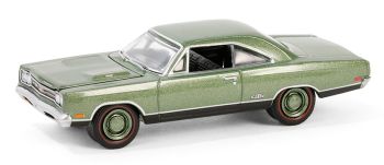 GREEN37310-B - PLYMOUTH Hemi GTX 1969 Verde de la serie BARRETT JACKSON en blister