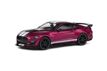 SOL4311510 - SHELBY Mustang GT500 2020 violet avec bandes blanches