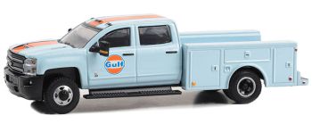 GREEN46130-C - CHEVROLET 3500 HD Dualy 2018 GULF Aceite de la serie DUALLY DRIVERS en blister