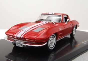 IXOCLC479N.22 - 1963 CHEVROLET Corvette stingray C2 rojo y blanco