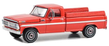 GREEN48080-B - FORD F-100 1970 rojo de la serie DOWN ON THE FARM en blister