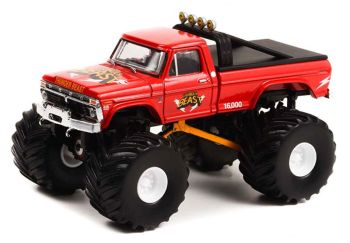 GREEN49110-B - 1976 FORD F-250 Monster Truck THUNDER BEAST de la serie KINGS OF CRUNCH en blister