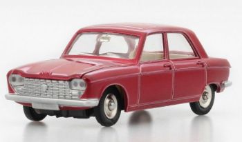 DIN510 - PEUGEOT 204 Sedán Rojo – Edición ATLAS