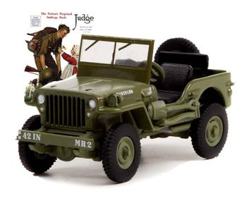 GREEN54060-A - JEEP Willis MB 1945 de la serie NORMAN ROCKWELL bajo blister