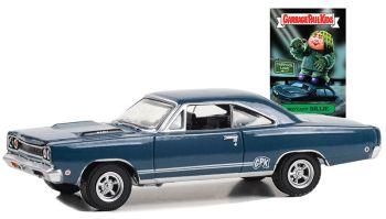 GREEN54090-A - PLYMOUTH Hemi GTX 1968 Azul de la serie GARBAGE PAIL KIDS en blister