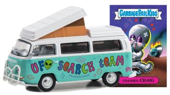 GREEN54090-B - VOLKSWAGEN Tipo 2 Campmobile 1968 Azul de la serie GARBAGE PAIL KIDS en blister