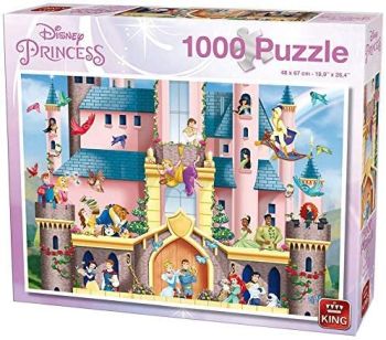 KING55917 - Puzzle 1000 piezas Disney Princesa El palacio mágico