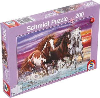 SCM56356 - Puzzle trío de caballos de 200 piezas