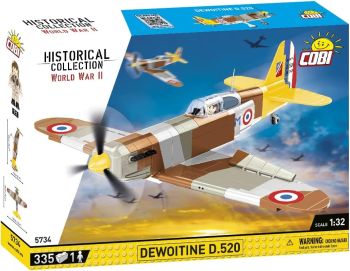 COB5734 - Avión militar DEWOITINE D.520 – 335 piezas