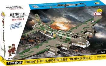 COB5749 - Avión militar BOEING B-17 Flying Fortress Memphis Belle Edición exclusiva – 1376 piezas