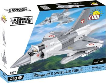 COB5827 - Avión militar MIRAGE IIIIRS SWISS - 453 piezas