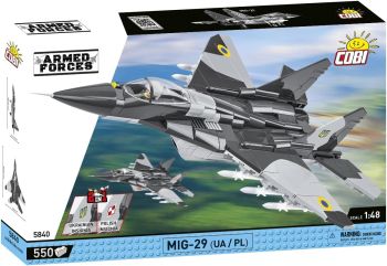 COB5840 - Avión militar MIG-29 UKR/PL – 550 piezas