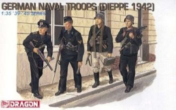 DRA6087 - Tropas navales alemanas - Dieppe 1942 para montar y pintar