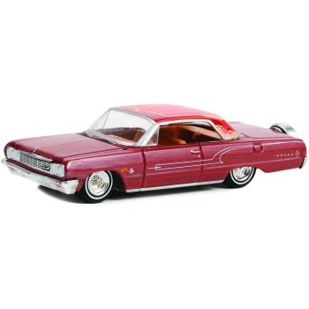 GREEN63030-B - CHEVROLET Impala 1964 California Lowriders rojo metalizado se vende en blister