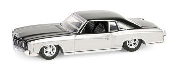 GREEN63060-F - CALIFORNIA LOWRIDERS gris de CHEVROLET Monte Carlo 1972 en blister