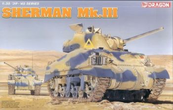 DRA6313 - Tanque SHERMAN Mk.III para montar y pintar