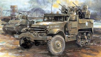 DRA6381 - Carro de fusiles múltiples motorizados M16 para montar y pintar