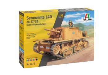 ITA6477 - Semovente L40 da 47/32 para montar y pintar