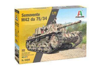 ITA6584 - Tanque Semovente M42 da 75/34 para montar y pintar