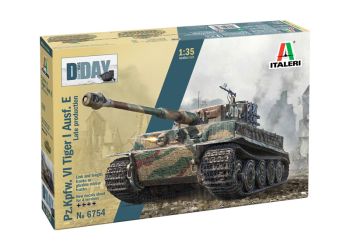 ITA6754 - Tanque Pz.Kpfw. VI Tiger I Ausf.E – 80 Aniversario DÍA D para montar y pintar