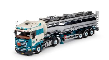 TEK68699 - SCANIA R13 4x2 con remolque cisterna de 3 ejes OUDEN TANK TRANSPORT