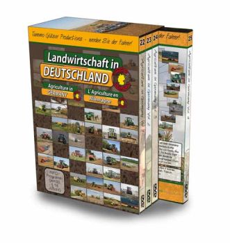 PACKALL - DVD en francés - Agricultura en Alemania - Duración: 360 minutos (4 DVD)