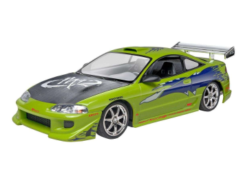 REV67691 - Maqueta set MITSUBISHI Eclipse Brian's FAST & FURIOUS con pintura para montar