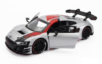 MMX73788GRIS - AUDI R8 LMS GT3 Plata y rojo