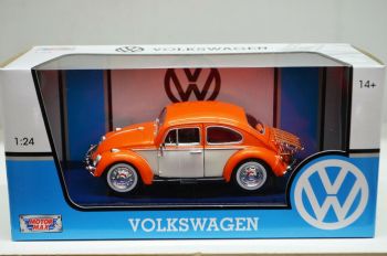 MMX79558OR - VOLKSWAGEN Beetle con portaequipajes naranja y beige