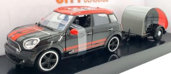 MMX79762 - MINI COOPER Countryman S con caravana T roja y negra